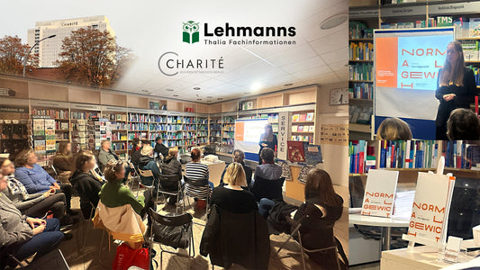 Mein Vortrag in der LEHMANNS MEDIA FACHBUCHHANDLUNG auf dem Charité-Campus in Berlin